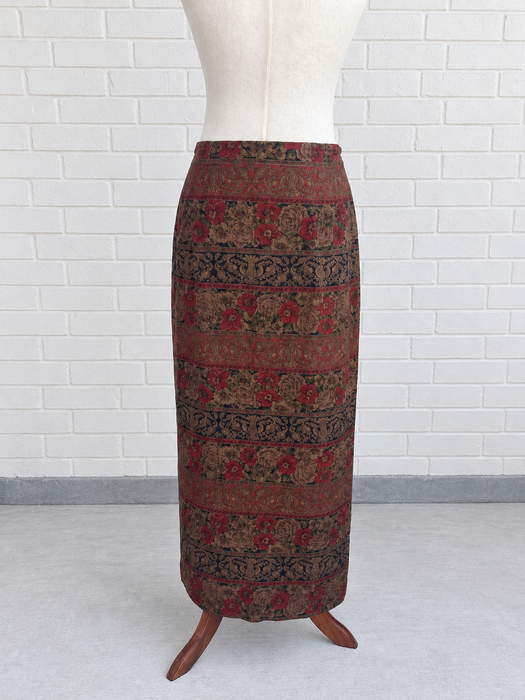 The Tapestry Rose Wrap Skirt