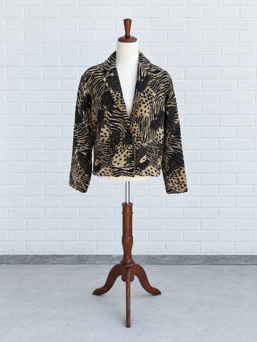 Safari Jacquard Statement Jacket