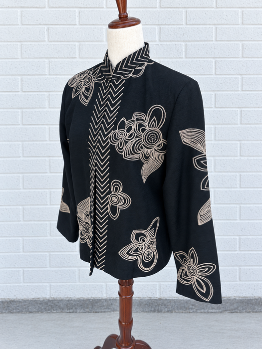 Art Deco Floral Embroidered Jacket