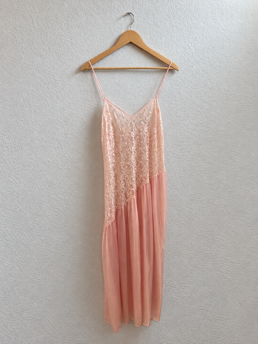 The Apricot Rose Lace Nightgown