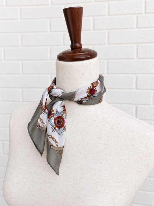 The Celine Medallion Scarf