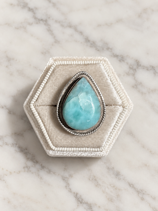 The Sterling Cove Teardrop Ring