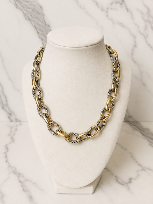 Avon Mixed-Link Statement Necklace