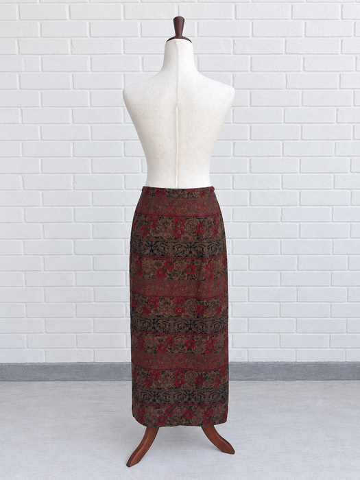 The Tapestry Rose Wrap Skirt