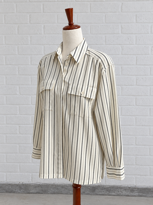 The Pinstripe Utility Shirt