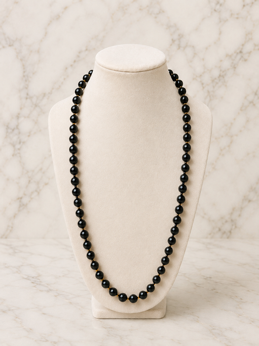 Monet Midnight Beaded Strand Necklace