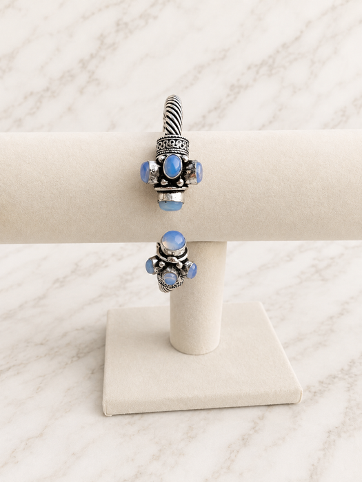 Moonlit Opal Cuff