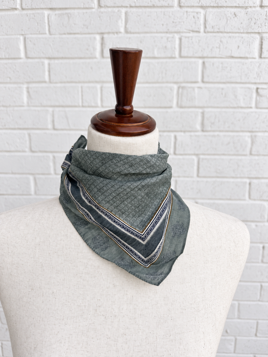 The YSL Sage Scarf