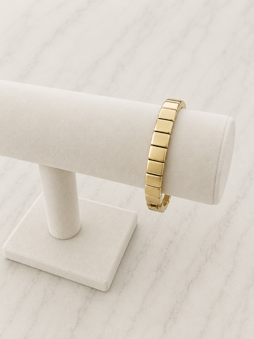 Napier Gold-Tone Modernist Link Bracelet