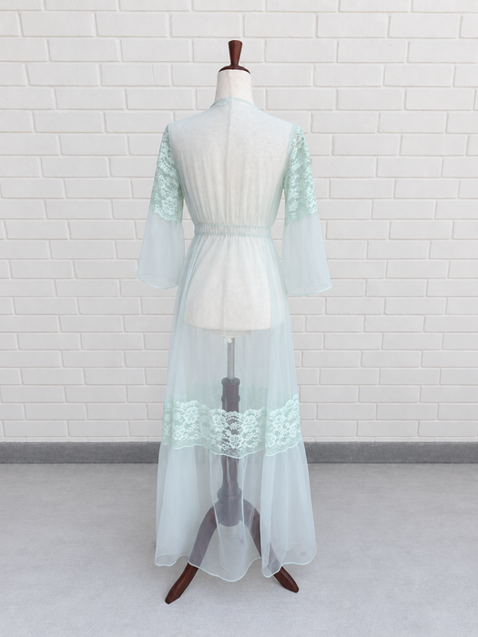 The Seafoam Lace Robe