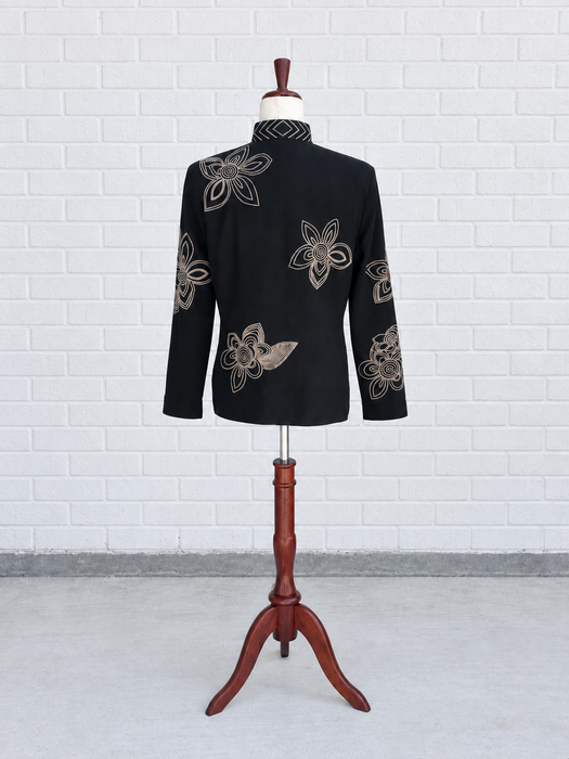 Art Deco Floral Embroidered Jacket