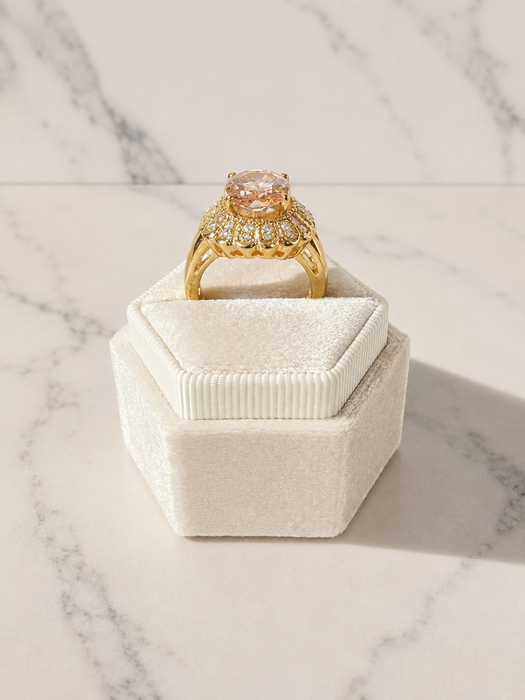Champagne Bloom Ring