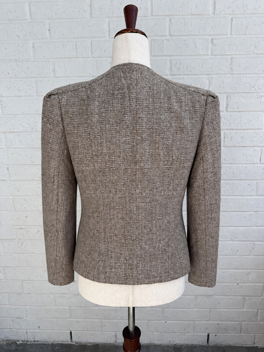 Peabody House Tailored Glen Tweed Jacket