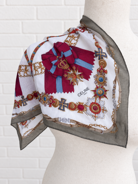 The Celine Medallion Scarf