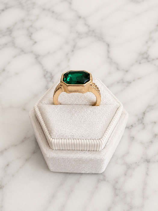 Emerald Estate Ring