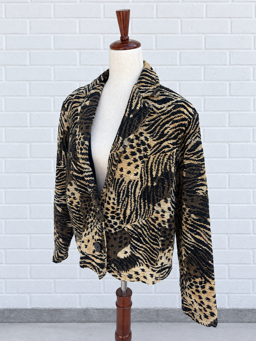 Safari Jacquard Statement Jacket