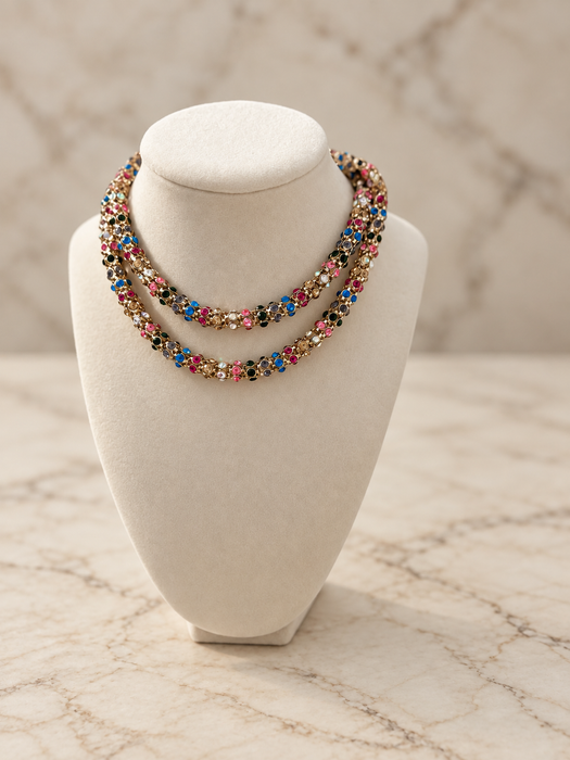 Vintage Betsey Johnson Jewel Box Necklace