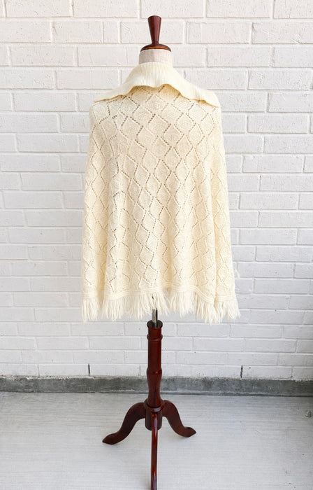 Heirloom Ivory Knit Cape