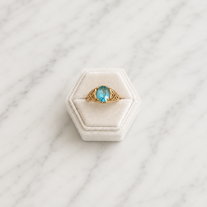 Azure Heirloom Ring