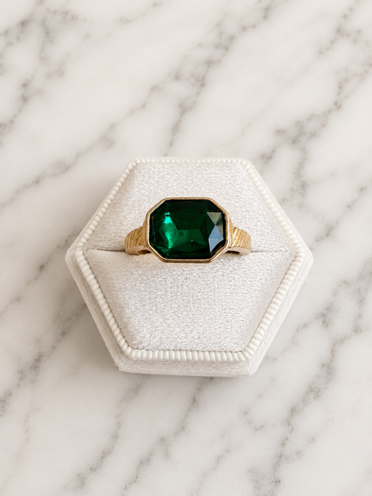 Emerald Estate Ring