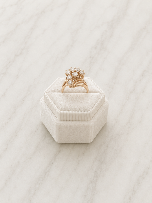 Crystal Cascade Ring