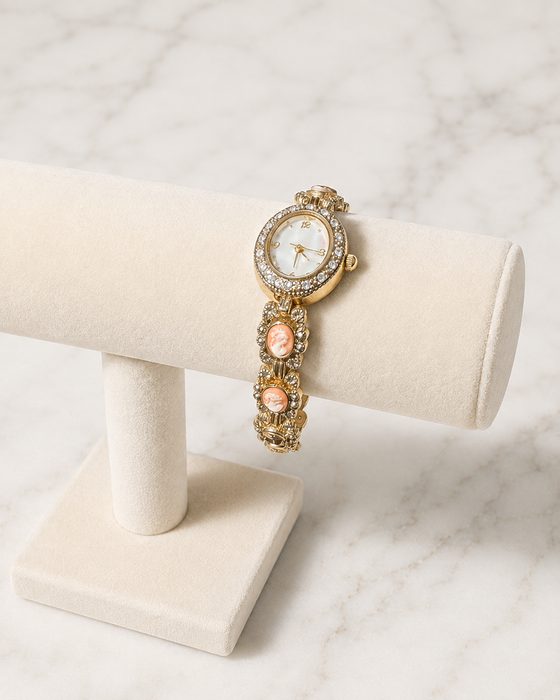 Cameo Garden Crystal Watch