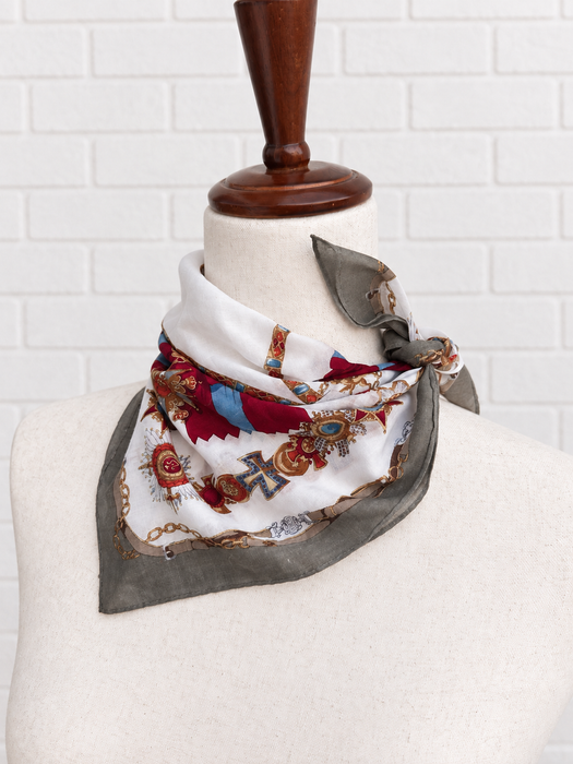 The Celine Medallion Scarf