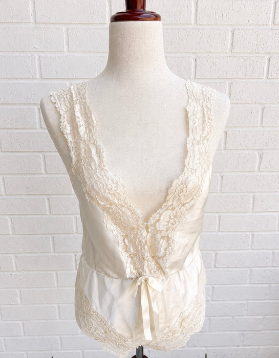 Vintage Ivory Heiress Romper