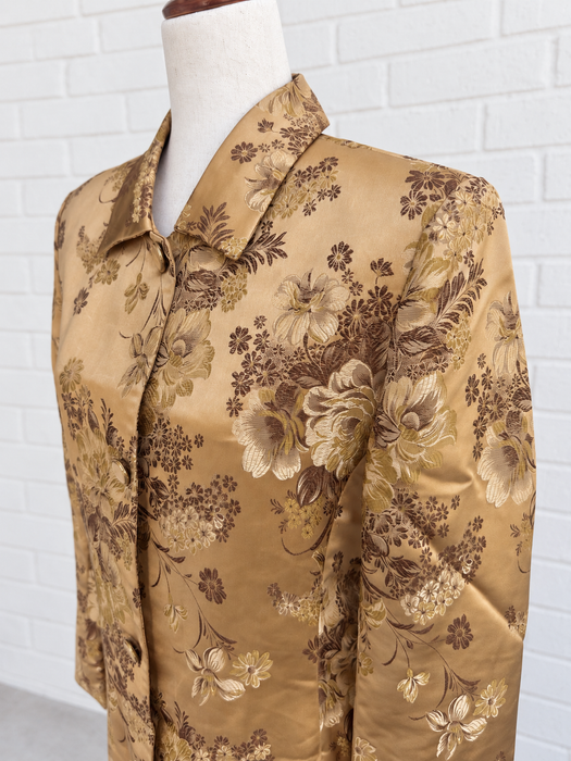 The Golden Hour Brocade Coat