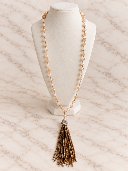 The Marigold Tassel Necklace