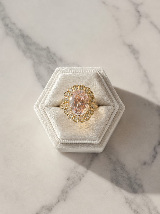 Champagne Bloom Ring