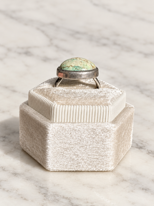 The Sterling Sagebrush Teardrop Ring