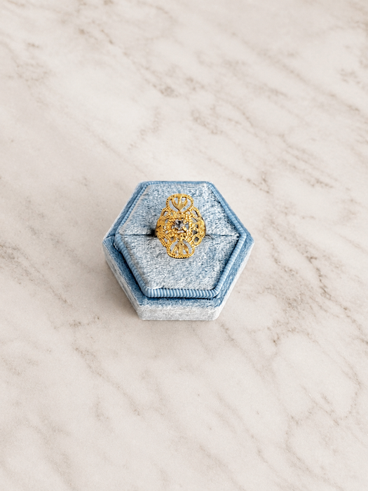 Golden Lace Ring