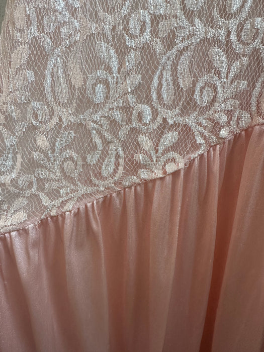 The Apricot Rose Lace Nightgown